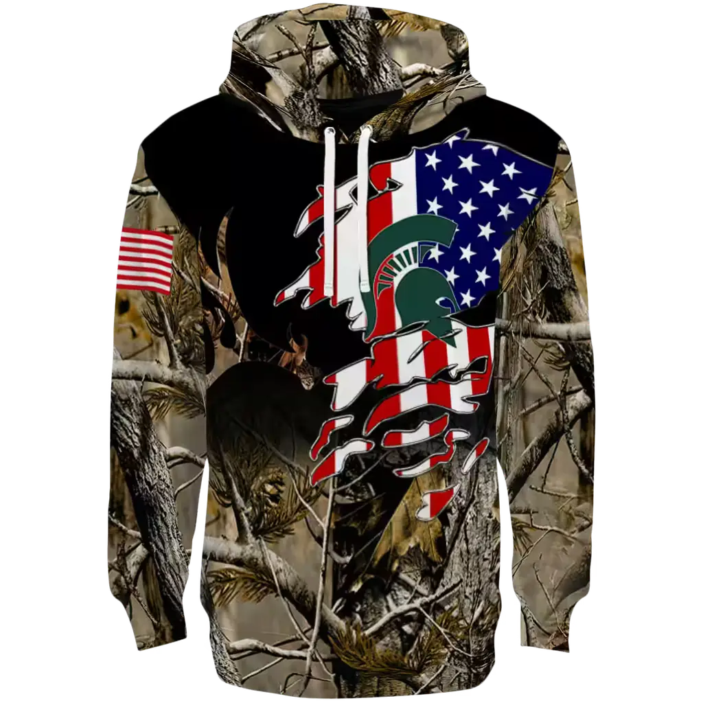 custom michigan state spartans tree camo hoodie best selling custom michigan state spartans tree camo hoodie best selling