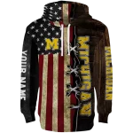 custom michigan wolverines american pride hoodie best selling