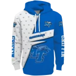 custom middle tennessee blue raiders abstract shape blue hoodie best selling