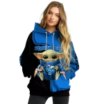 custom middle tennessee blue raiders baby yoda blue black hoodie best selling