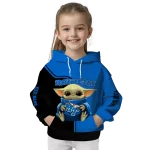 custom middle tennessee blue raiders baby yoda blue black hoodie best selling