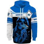 custom middle tennessee blue raiders grim reaper blue black hoodie best selling
