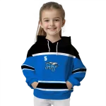 custom middle tennessee blue raiders striped pattern blue hoodie best selling