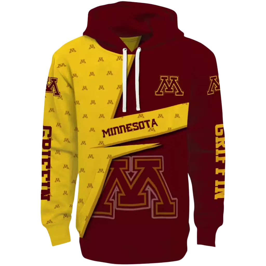 custom minnesota golden gophers abstract shape maroon hoodie best selling custom minnesota golden gophers abstract shape maroon hoodie best selling