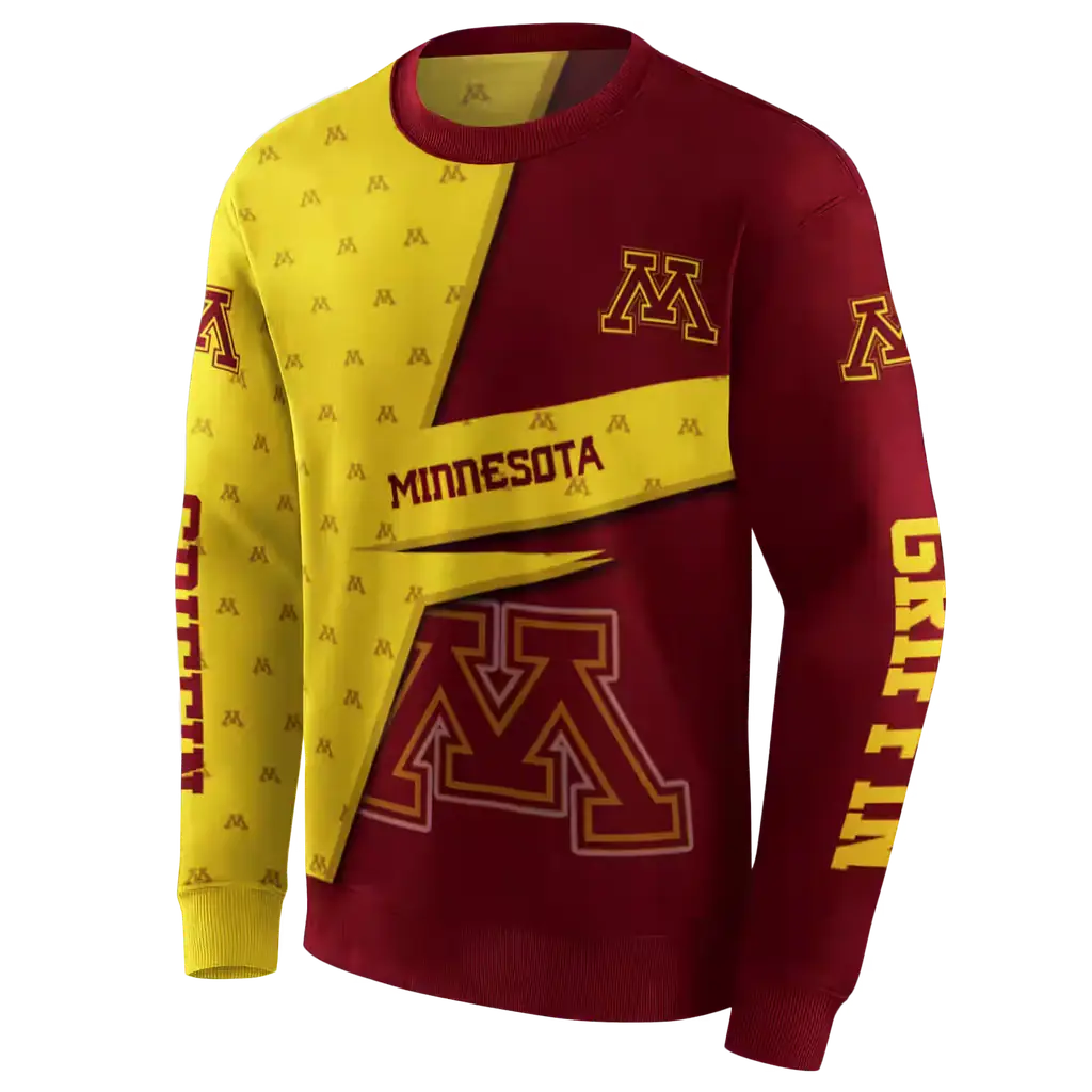 custom minnesota golden gophers abstract shape maroon hoodie new arrival custom minnesota golden gophers abstract shape maroon hoodie new arrival