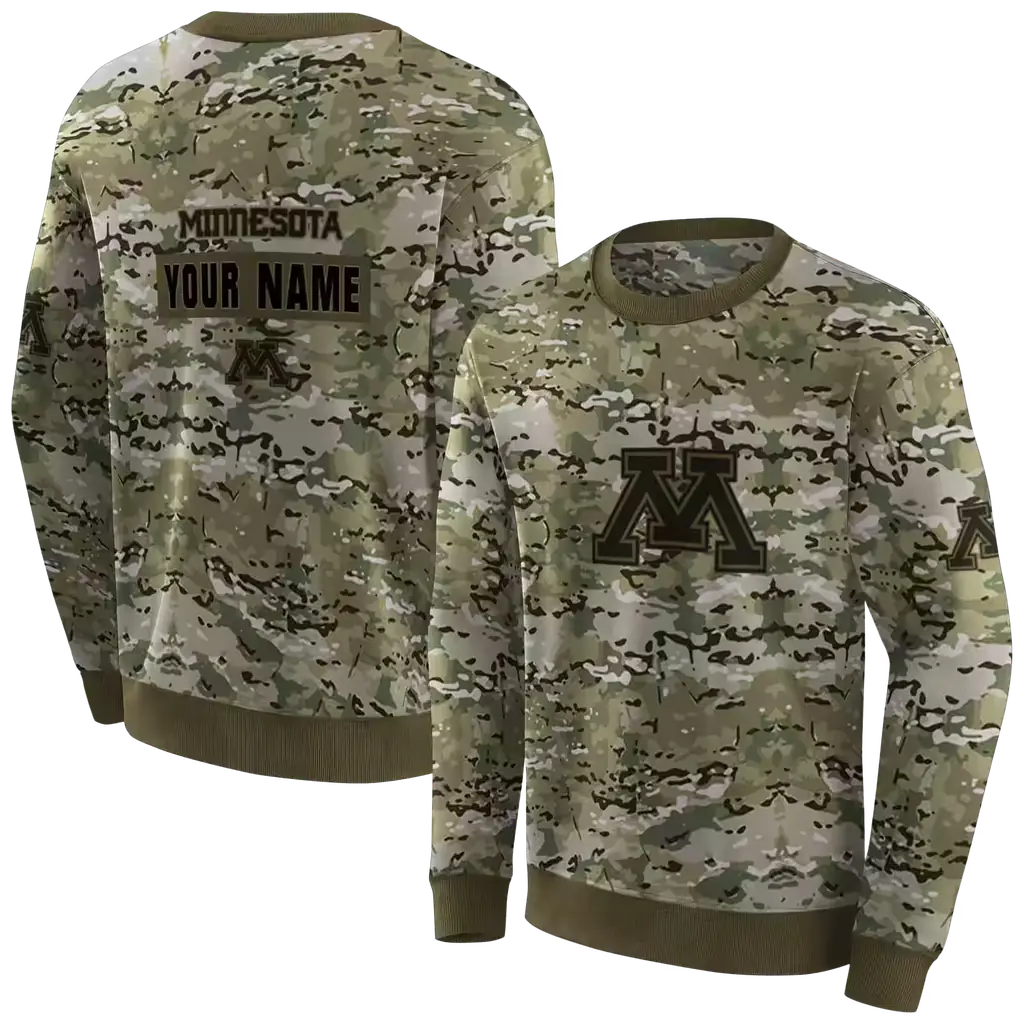 custom minnesota golden gophers military style hoodie premium grade custom minnesota golden gophers military style hoodie premium grade