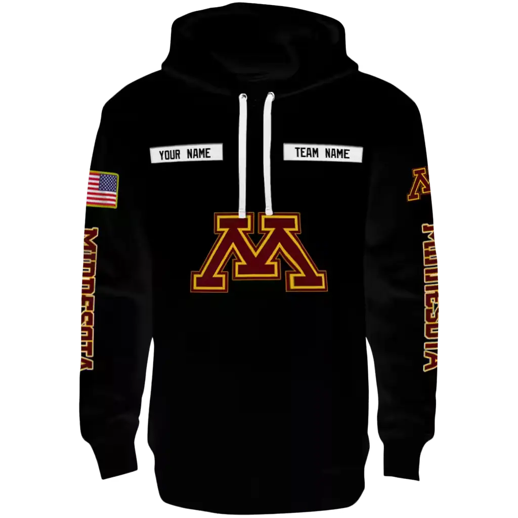 custom minnesota golden gophers punisher skull black hoodie best selling custom minnesota golden gophers punisher skull black hoodie best selling