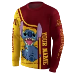 custom minnesota golden gophers stitch maroon hoodie best selling