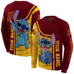 custom minnesota golden gophers stitch maroon hoodie best selling