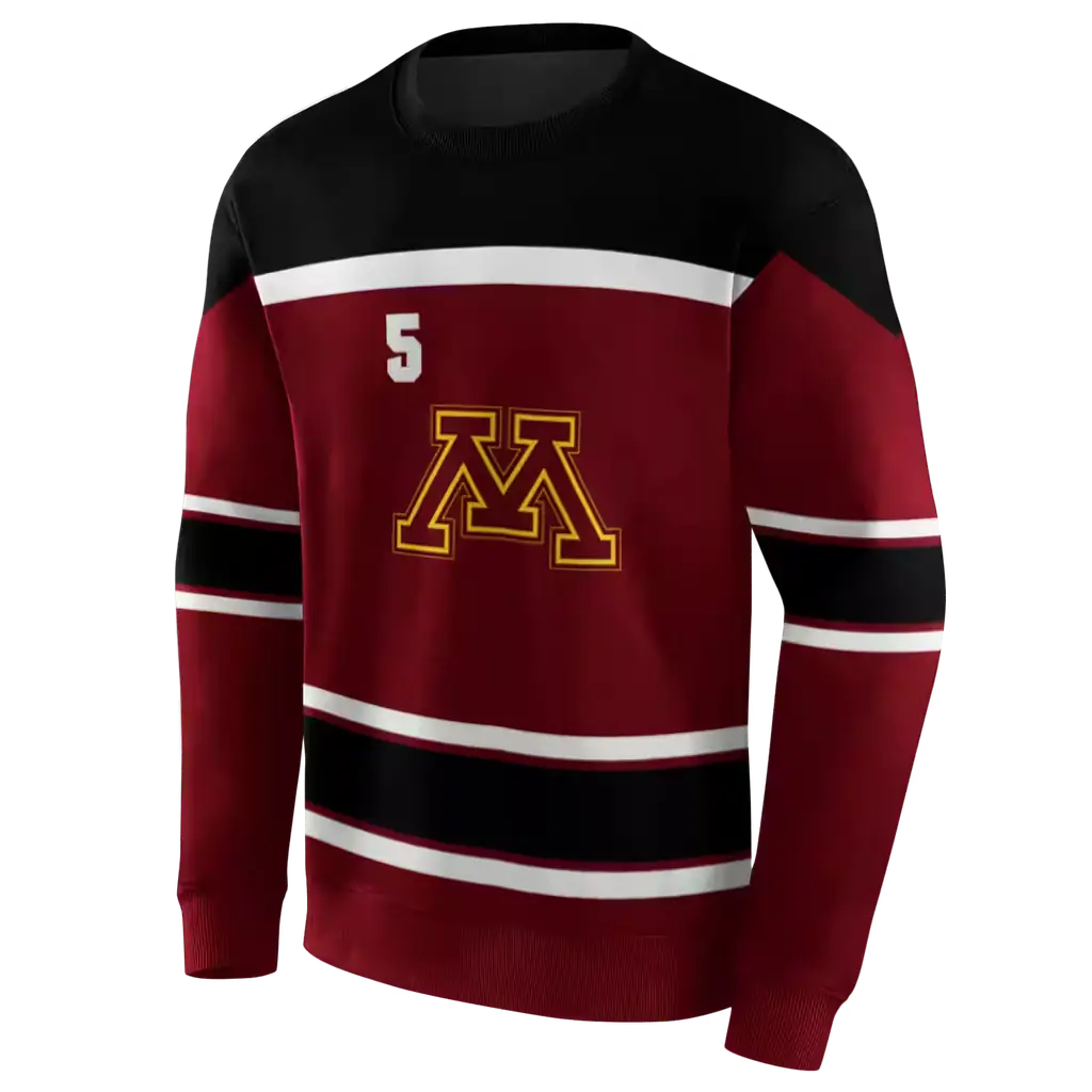 custom minnesota golden gophers striped pattern maroon hoodie new arrival custom minnesota golden gophers striped pattern maroon hoodie new arrival