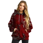 custom mississippi state bulldogs deer silhouette maroon hoodie best selling