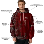 custom mississippi state bulldogs deer silhouette maroon hoodie best selling