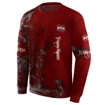 custom mississippi state bulldogs deer silhouette maroon hoodie best selling