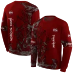 custom mississippi state bulldogs deer silhouette maroon hoodie best selling