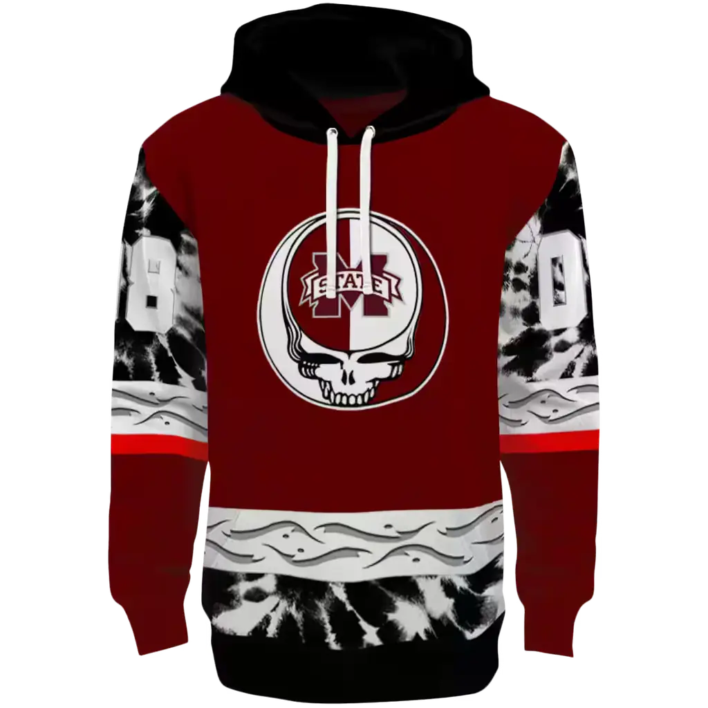 custom mississippi state bulldogs grateful vibes maroon hoodie best selling custom mississippi state bulldogs grateful vibes maroon hoodie best selling