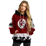 custom mississippi state bulldogs grateful vibes maroon hoodie best selling