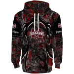 custom mississippi state bulldogs hunting theme maroon black hoodie best selling
