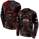 custom mississippi state bulldogs hunting theme maroon black hoodie best selling