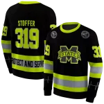 custom mississippi state bulldogs safety motif black neon green hoodie best selling
