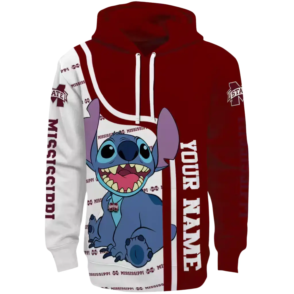 custom mississippi state bulldogs stitch maroon hoodie best selling custom mississippi state bulldogs stitch maroon hoodie best selling