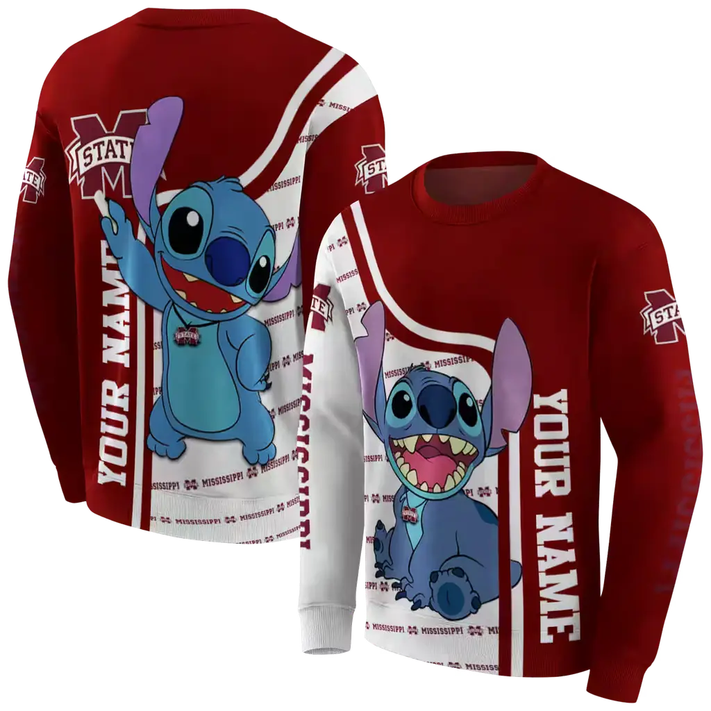 custom mississippi state bulldogs stitch maroon hoodie premium grade custom mississippi state bulldogs stitch maroon hoodie premium grade