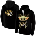 custom missouri tigers baby yoda black hoodie best selling