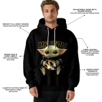 custom missouri tigers baby yoda black hoodie best selling