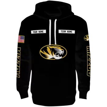 custom missouri tigers punisher skull black hoodie best selling