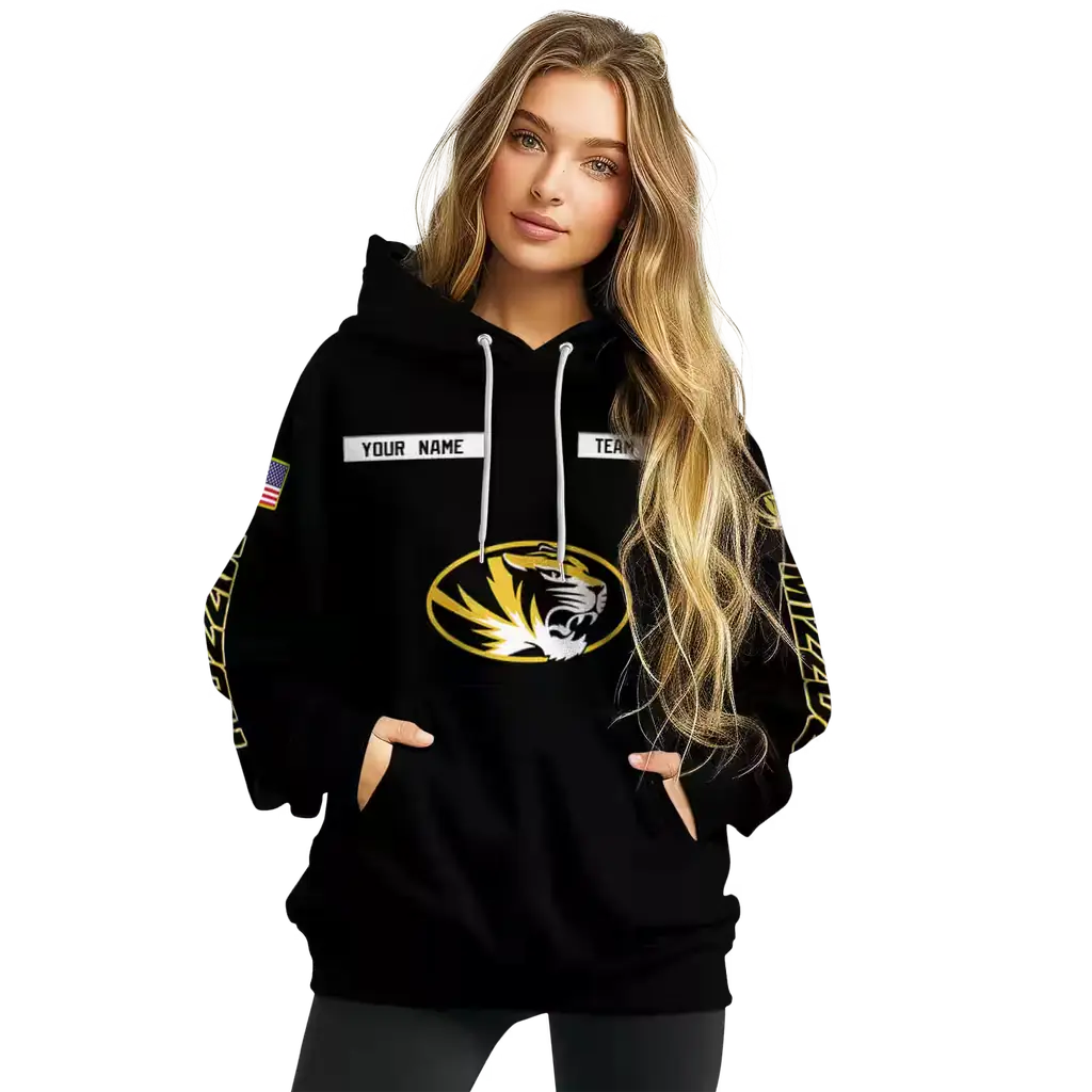 custom missouri tigers punisher skull black hoodie high quality custom missouri tigers punisher skull black hoodie high quality