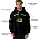 custom missouri tigers punisher skull black hoodie best selling