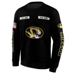 custom missouri tigers punisher skull black hoodie best selling