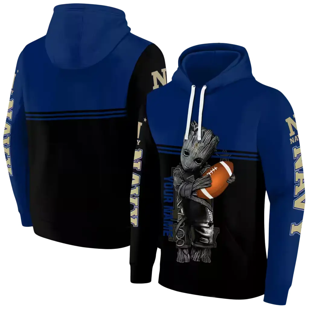 custom navy midshipmen baby groot blue black hoodie fashion forward custom navy midshipmen baby groot blue black hoodie fashion forward