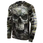custom navy midshipmen camo skull hoodie best selling