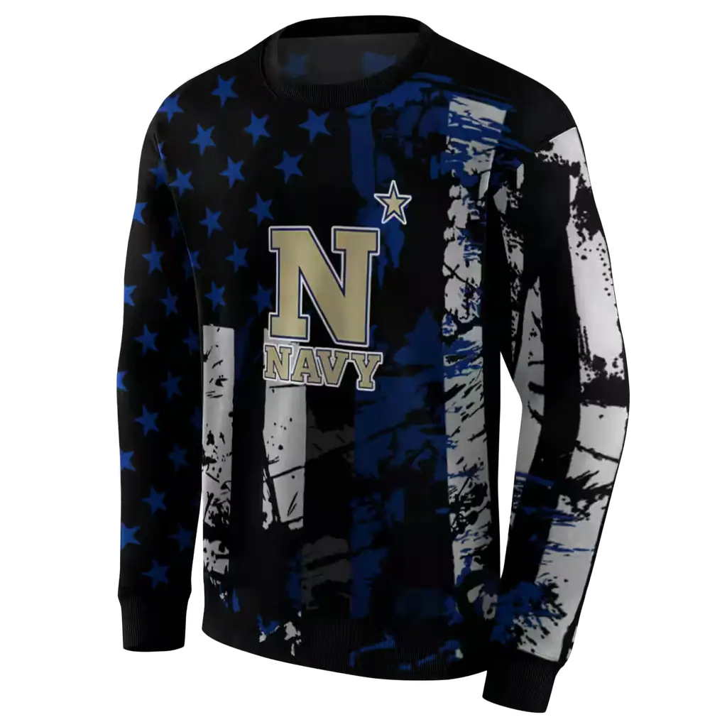 custom navy midshipmen distressed flag blue black hoodie new arrival custom navy midshipmen distressed flag blue black hoodie new arrival