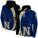 custom navy midshipmen minimalist design blue black hoodie best selling