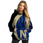 custom navy midshipmen minimalist design blue black hoodie best selling