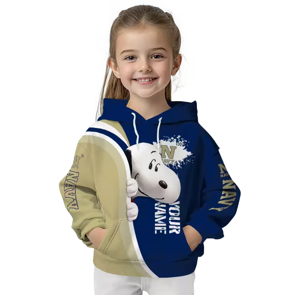 custom navy midshipmen peeking snoopy blue hoodie top rated custom navy midshipmen peeking snoopy blue hoodie top rated