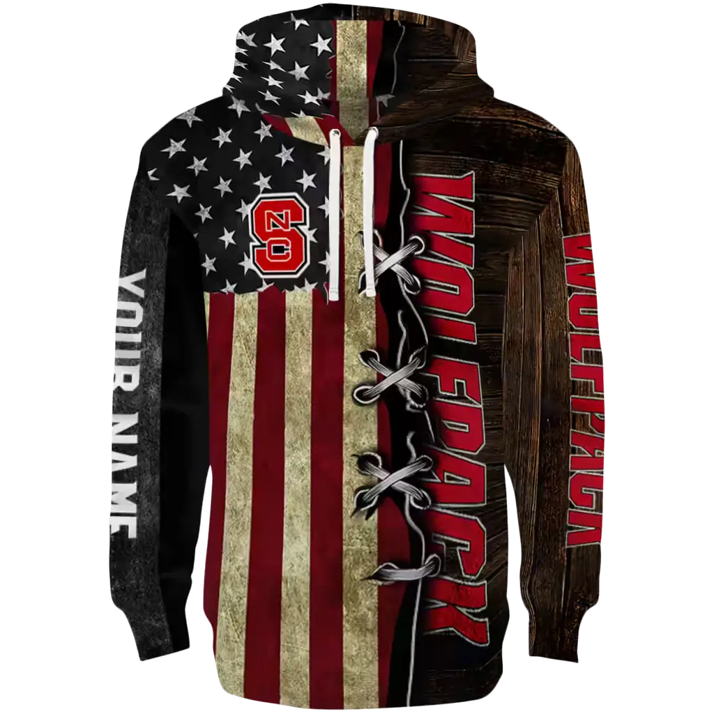 custom nc state wolfpack american pride hoodie best selling custom nc state wolfpack american pride hoodie best selling