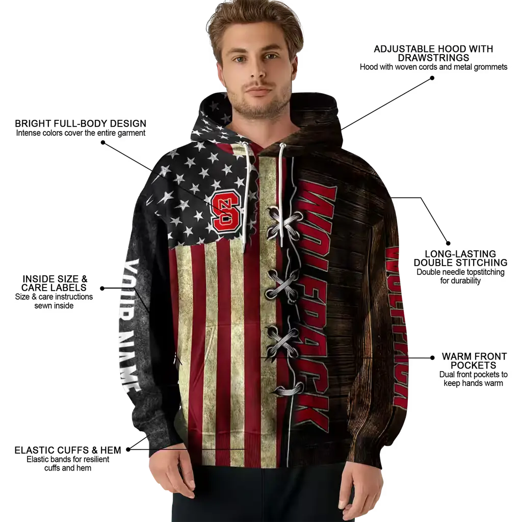 custom nc state wolfpack american pride hoodie latest model custom nc state wolfpack american pride hoodie latest model