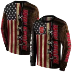 custom nc state wolfpack american pride hoodie best selling