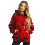custom nc state wolfpack deer silhouette red hoodie best selling
