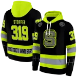 custom nc state wolfpack safety motif black neon green hoodie best selling
