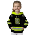 custom nc state wolfpack safety motif black neon green hoodie best selling