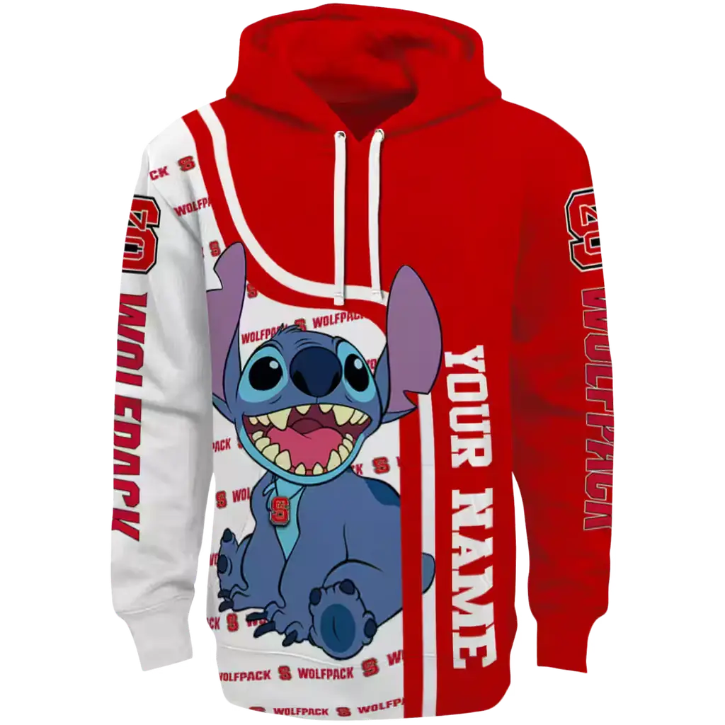 custom nc state wolfpack stitch red hoodie best selling custom nc state wolfpack stitch red hoodie best selling