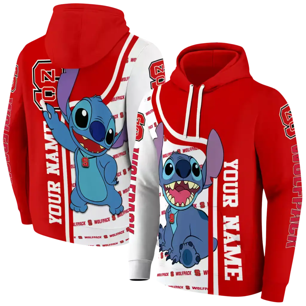 custom nc state wolfpack stitch red hoodie fashion forward custom nc state wolfpack stitch red hoodie fashion forward