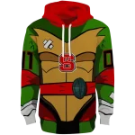 custom nc state wolfpack superhero armor red green hoodie best selling