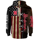 custom nebraska cornhuskers american pride hoodie best selling