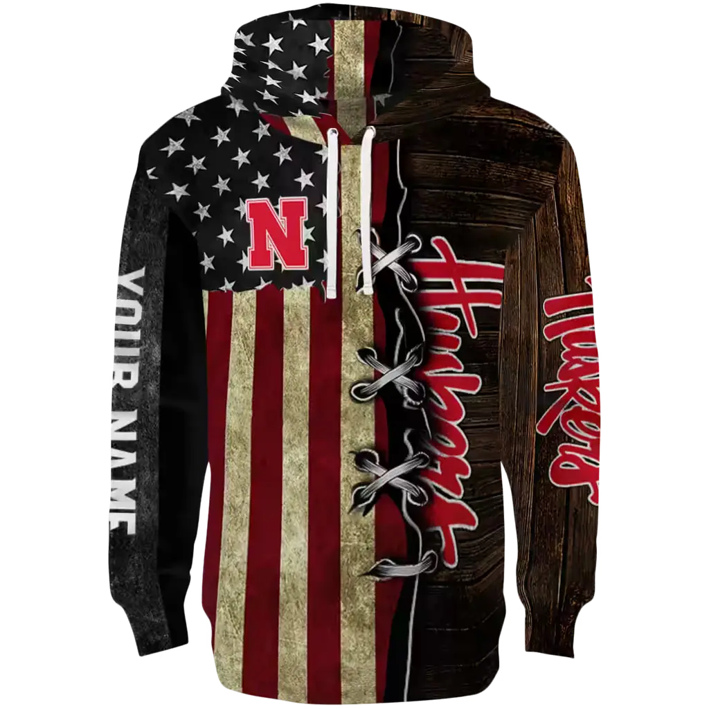 custom nebraska cornhuskers american pride hoodie best selling custom nebraska cornhuskers american pride hoodie best selling