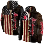 custom nebraska cornhuskers american pride hoodie best selling