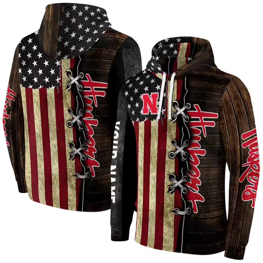 custom nebraska cornhuskers american pride hoodie fashion forward custom nebraska cornhuskers american pride hoodie fashion forward